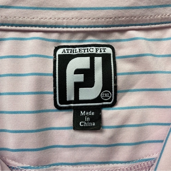 FootJoy FJ Athletic Fit Golf Polo Shirt Crest Invitational Oaktree Golf - Picture 5 of 7